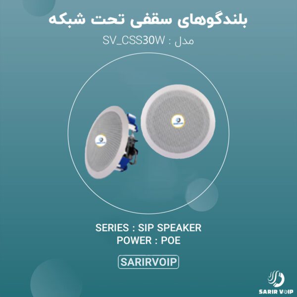 بلندگوی سقفی تحت شبکه