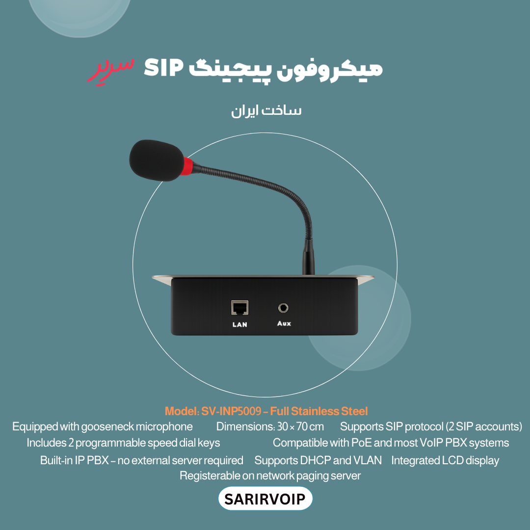 میکروفون پیجینگ تحت شبکه - Image 2